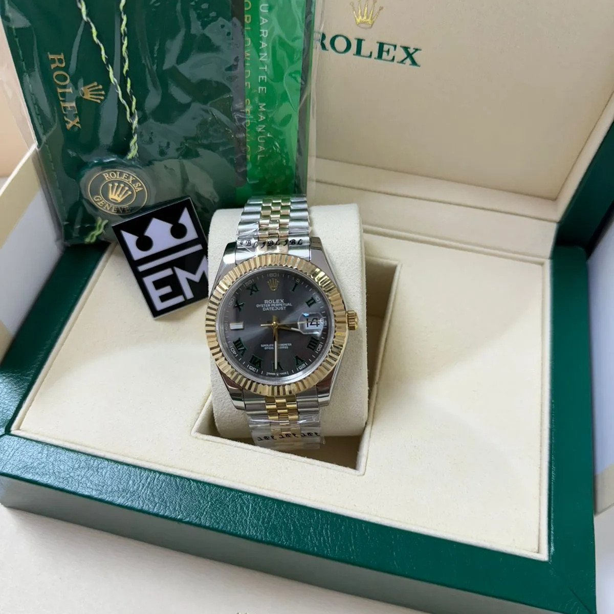 Rolex Datejust 41 – Anthracite Dial with Roman Numerals